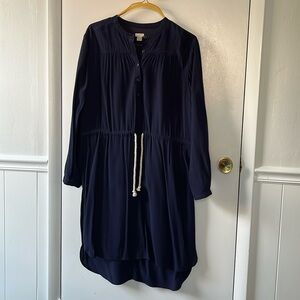 Navy Blue J. Crew Dress